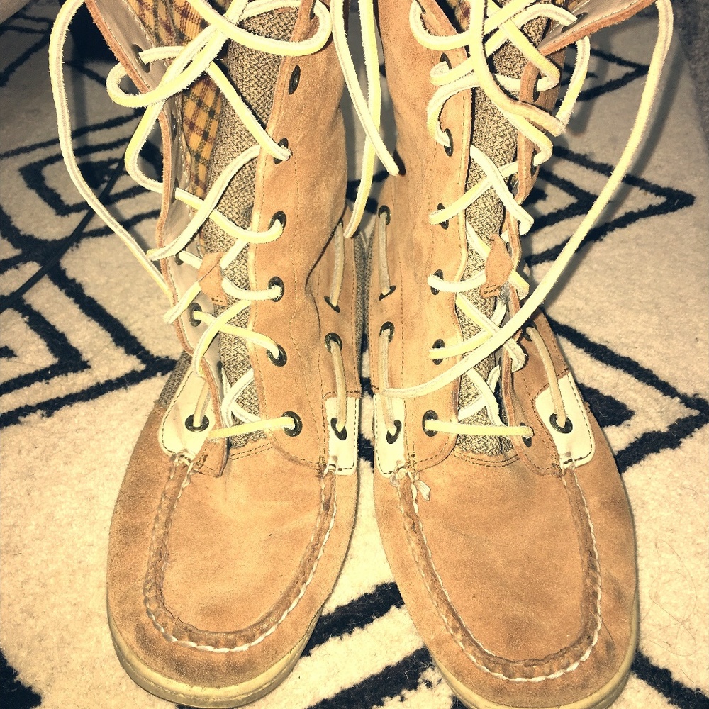 Sperry Top-Sider High Top Fold Over Shoes